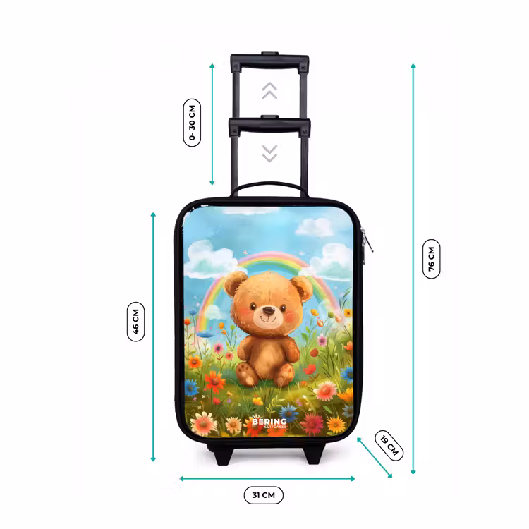 Kinderkoffer - Teddybeer tussen de bloemen — 4