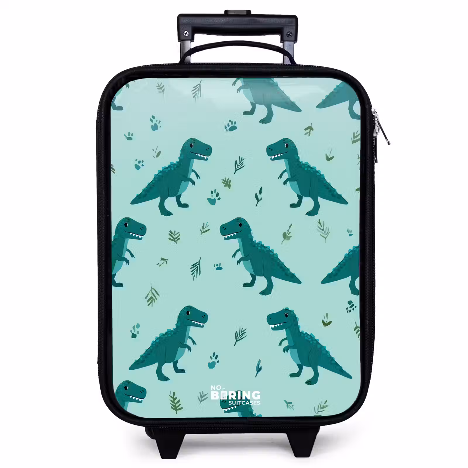 Kinderkoffer - Vriendelijke T. rex tussen sporen — 1