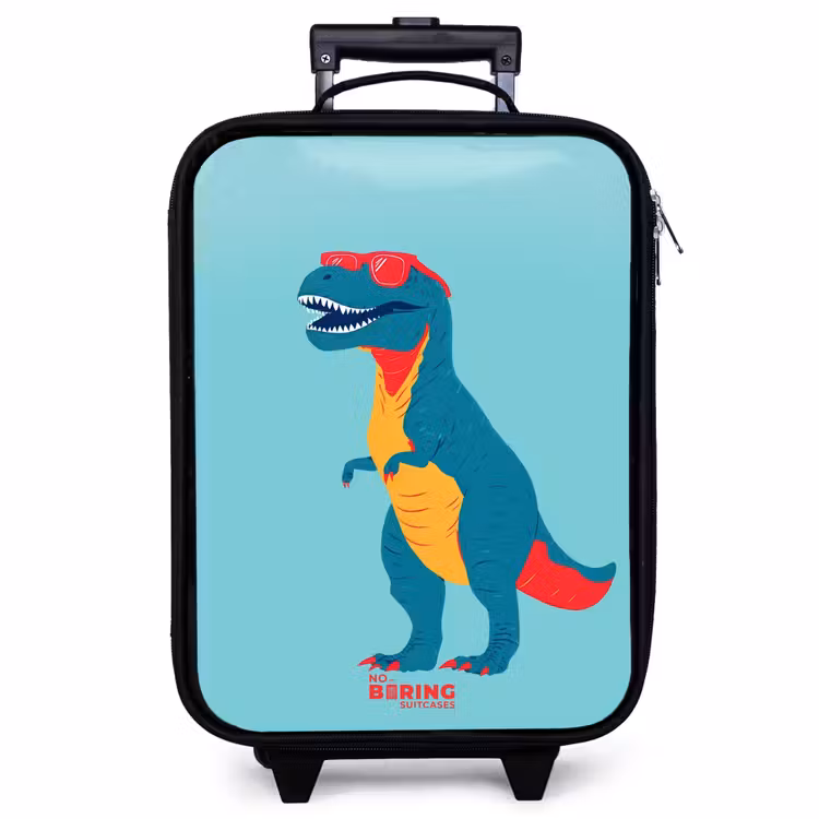 Kinderkoffer - Coole T. rex met zonnebril — 1