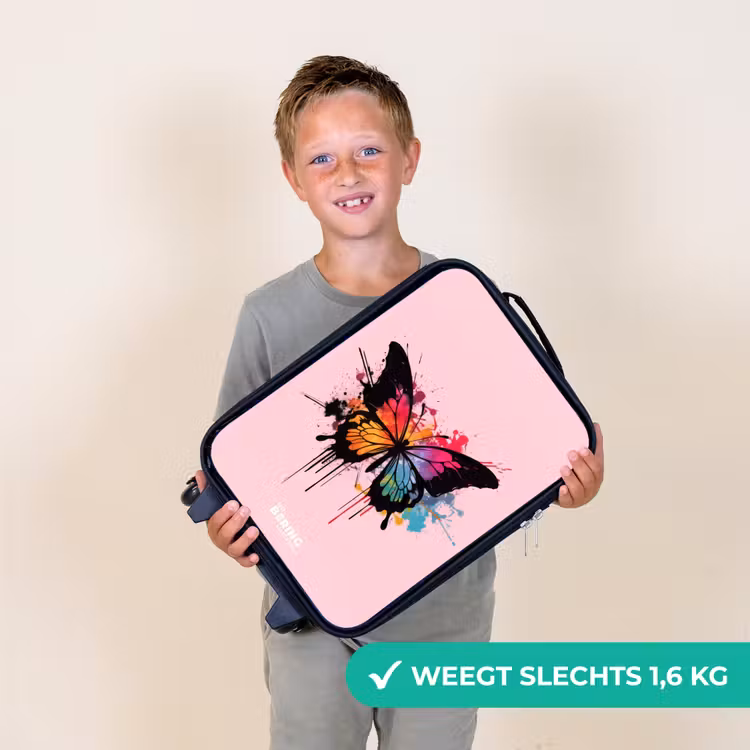 Kinderkoffer - Vlinderverf — 2
