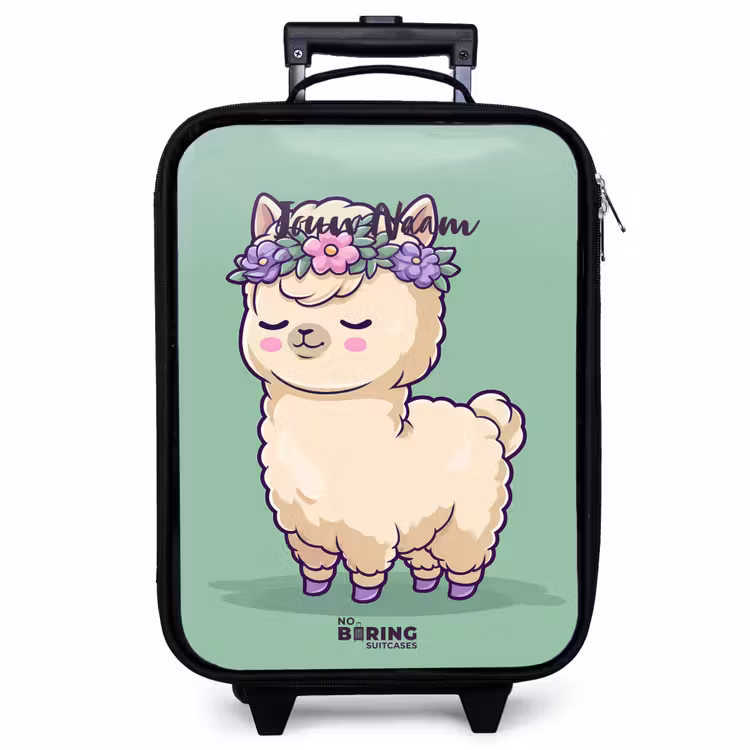 Kinderkoffer - Kawai - Alpaca - Groen — 1
