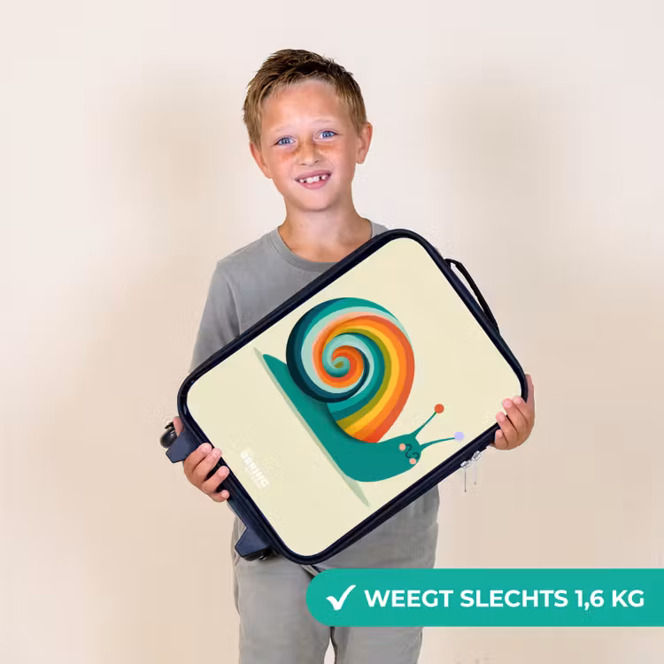 Kinderkoffer - Slak - Regenboog - Kleurrijk — 2