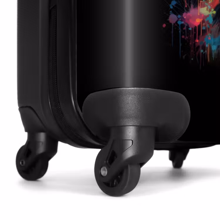 Koffer met naam - Hert met Gewei Tussen Graffiti Spray — 7