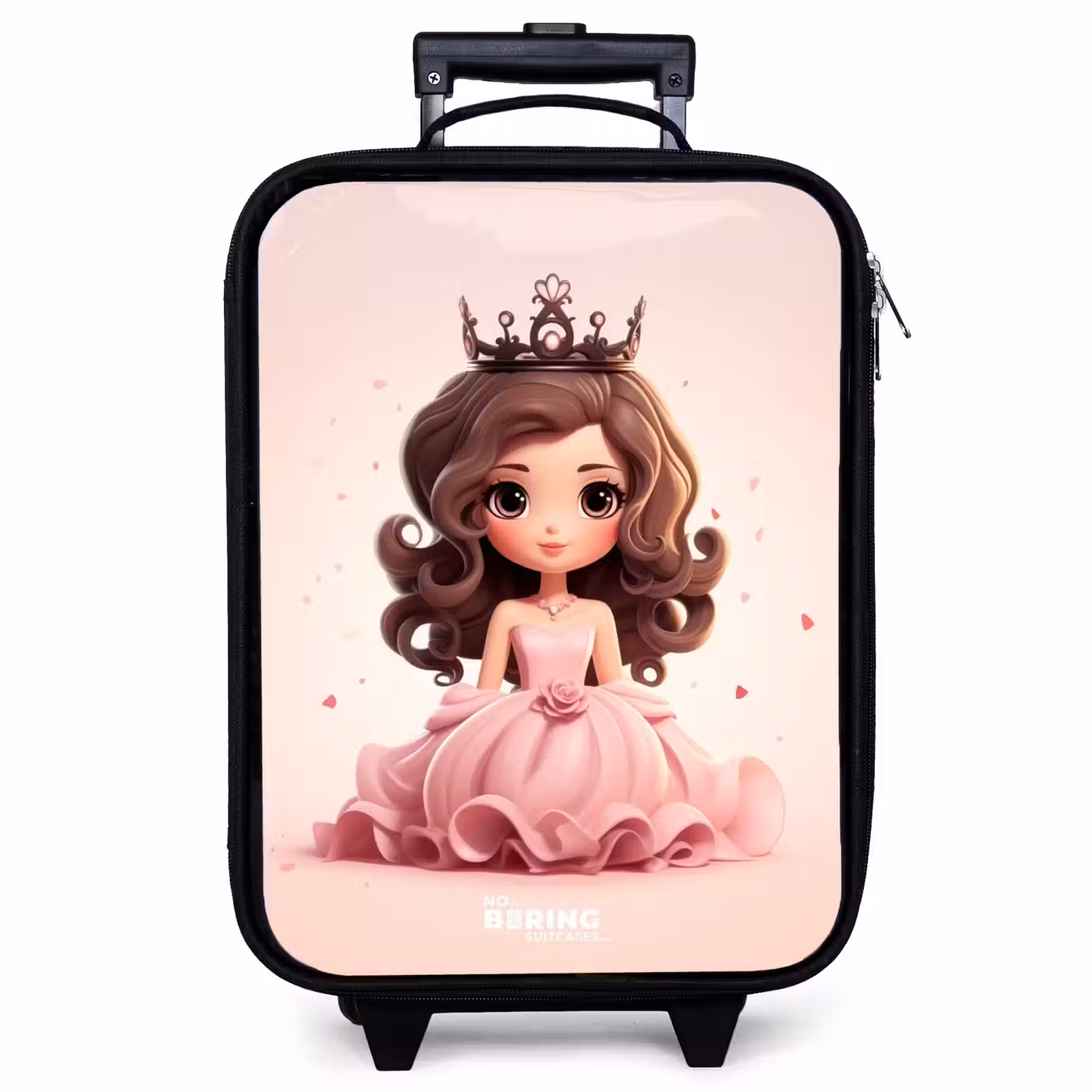 Kinderkoffer - Prinses in een roze jurk met kroon — 1