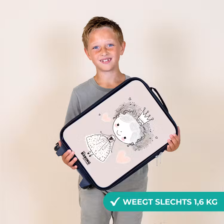 Kinderkoffer - Prinses met krulletjes — 2