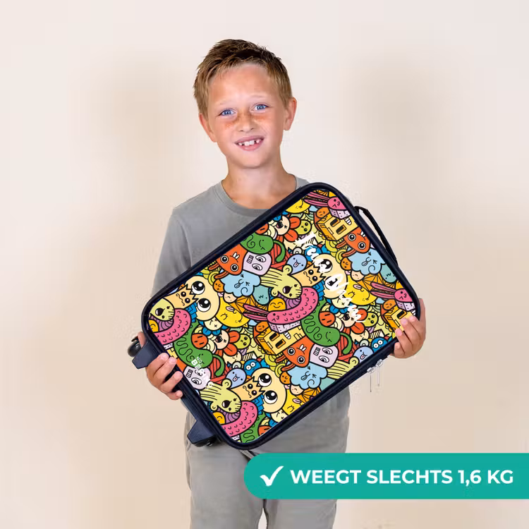 Kinderkoffer - Fantasiedieren die lachen en kleurrijk zijn — 2