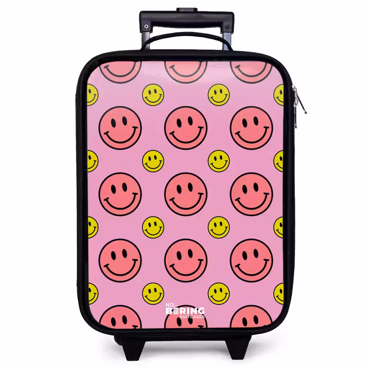 Kinderkoffer - All smiles roze — 1