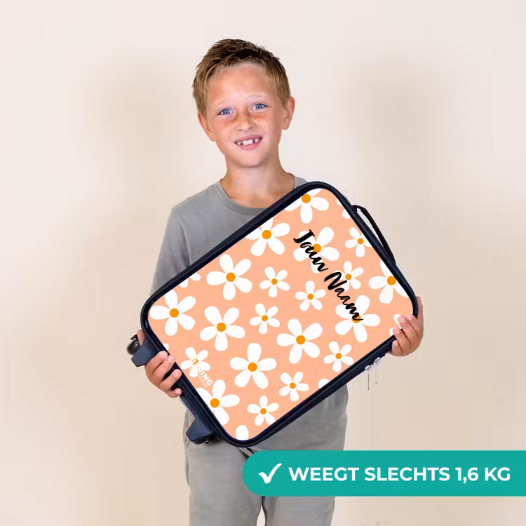 Kinderkoffer - Madeliefjesmania perzik — 2