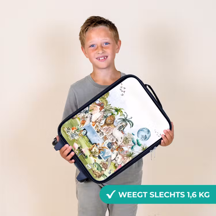Kinderkoffer - Busje vol dieren — 2
