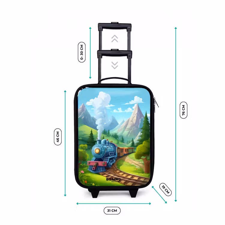 Kinderkoffer - Stoomtrein door berglandschap — 4