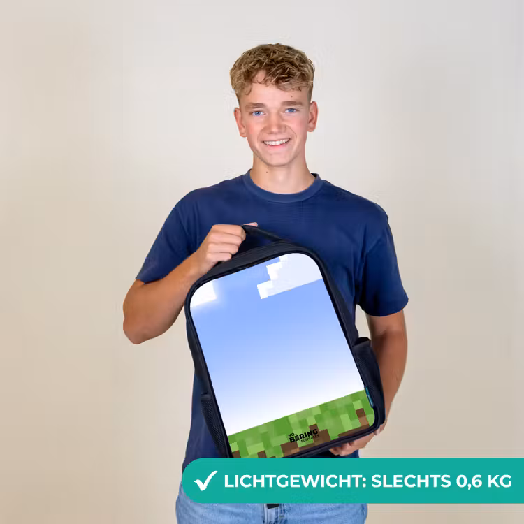 Kinderrugzak - Zwart - Pixel wereld — 3