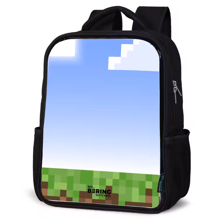 Kinderrugzak - Zwart - Pixel wereld — 7