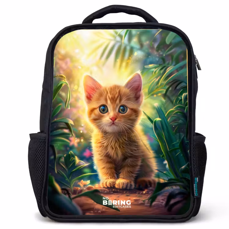 Kinderrugzak - Zwart - Kees kitten — 1
