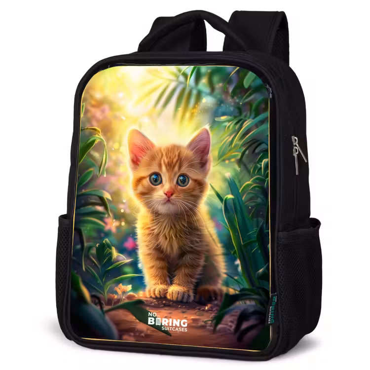 Kinderrugzak - Zwart - Kees kitten — 7