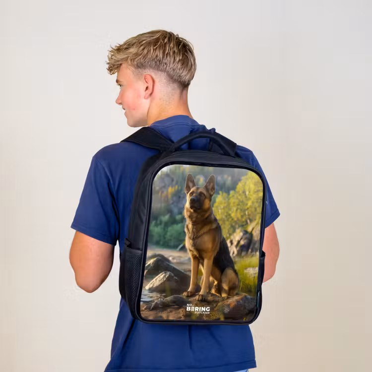 Kinderrugzak - Zwart - Hessel herder — 6