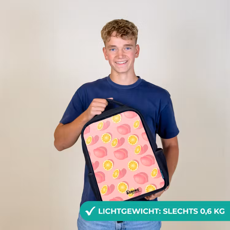 Kinderrugzak - Zwart - Pink limoncello β 3