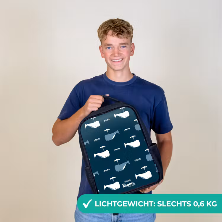 Kinderrugzak - Zwart - Walvisweelde — 3