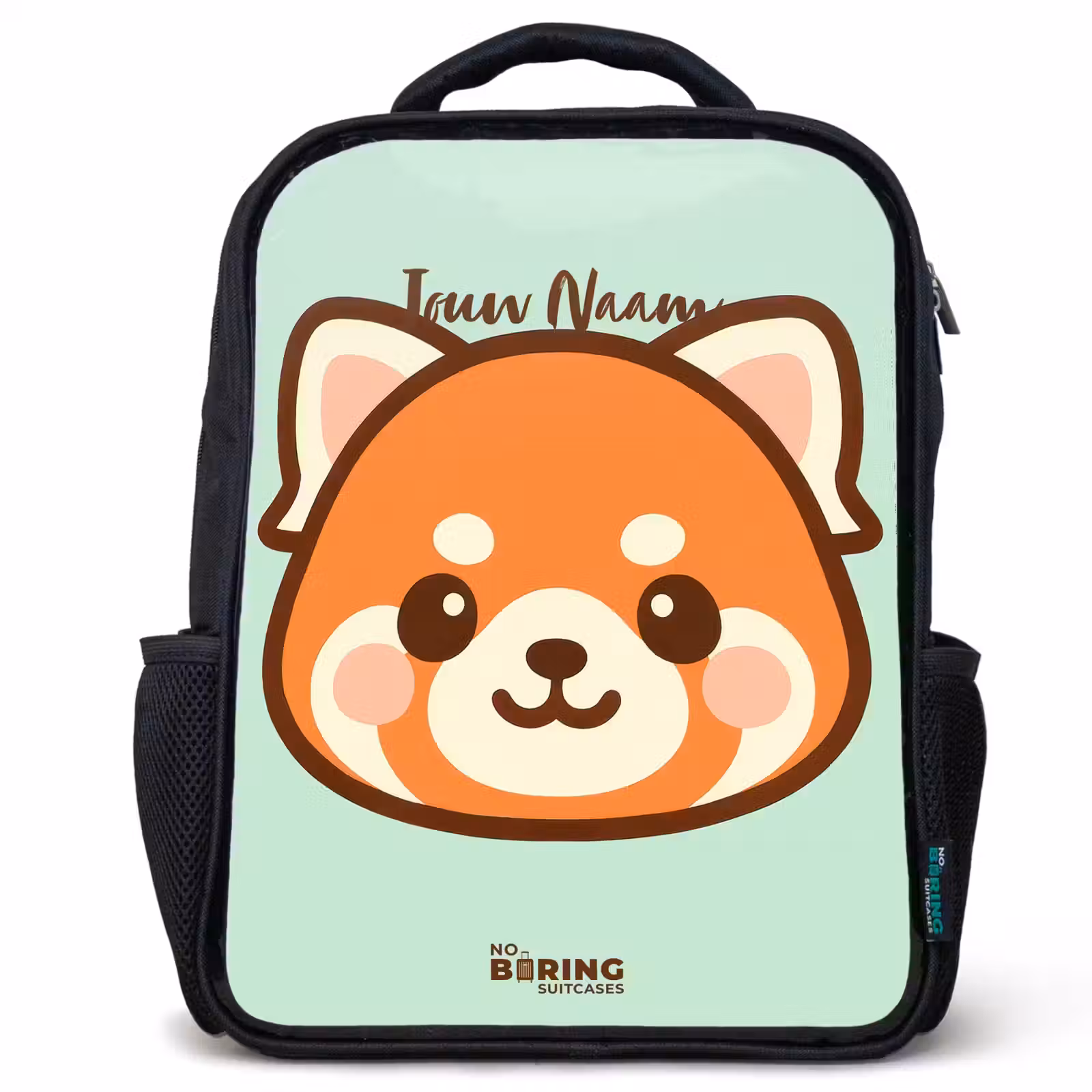Kinderrugzak - Zwart - Kawai - Rode panda - Groen β 1