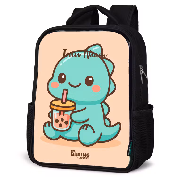 Kinderrugzak - Zwart - Kawai - Dino - Bubbletea — 7