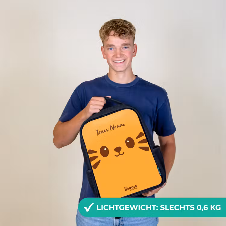 Kinderrugzak - Zwart - Kawai - Tijger - Oranje — 3