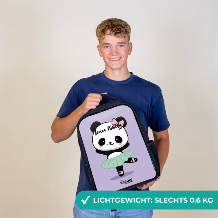 Kinderrugzak - Zwart - Kawai - Ballet - Panda — 3