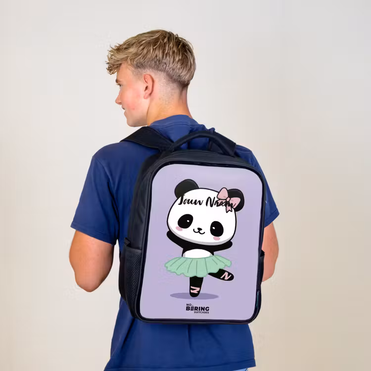 Kinderrugzak - Zwart - Kawai - Ballet - Panda — 6