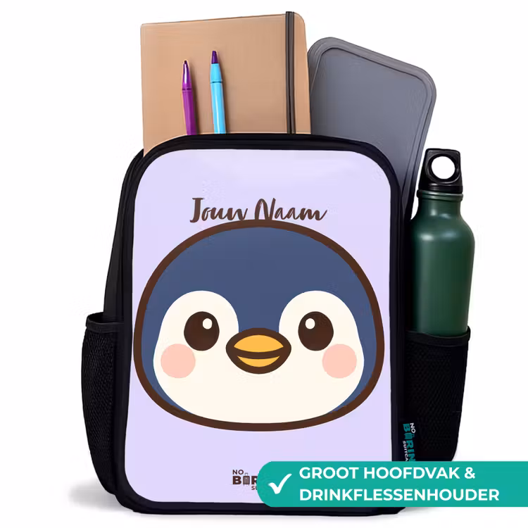 Kinderrugzak - Zwart - Pinguïn — 4