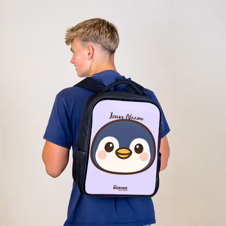 Kinderrugzak - Zwart - Pinguïn — 6