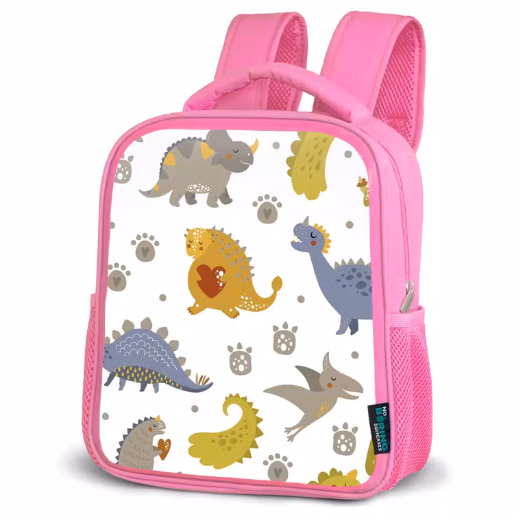 Kinderrugzak - Roze - Dinosaurus - Kinderen - Design - Jongens - Meisjes — 6