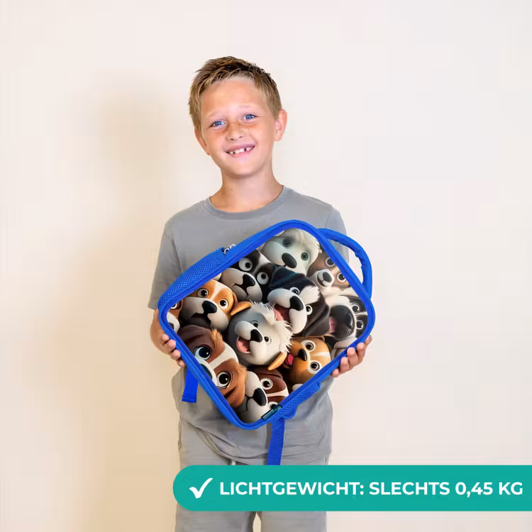 Kinderrugzak - Blauw - Blaffende Bengeltjes — 2