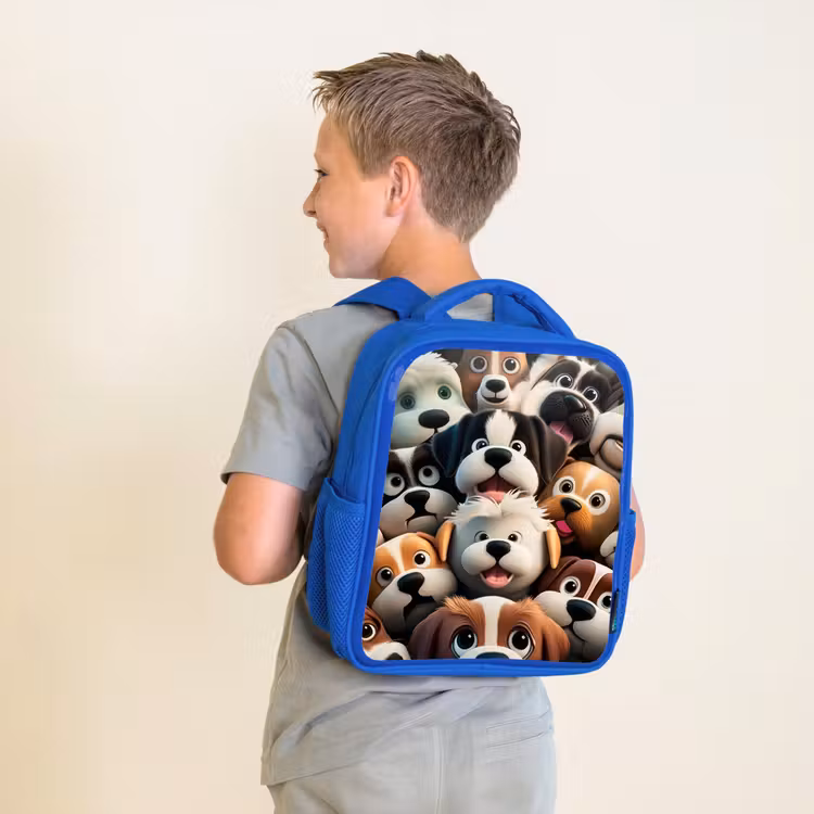 Kinderrugzak - Blauw - Blaffende Bengeltjes — 3