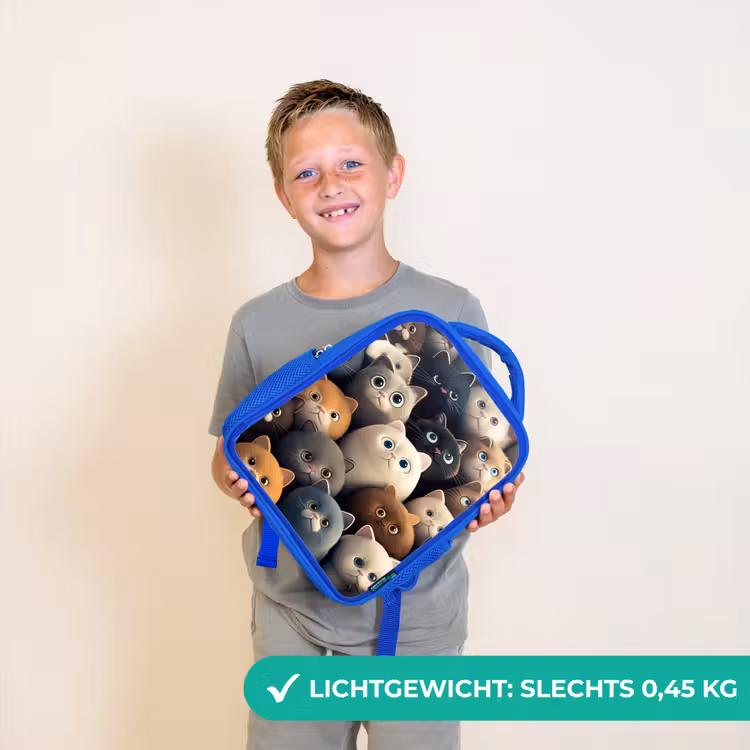 Kinderrugzak - Blauw - Kattenkabaal — 2