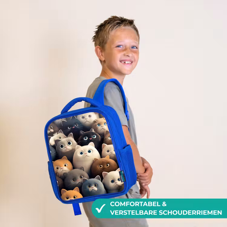 Kinderrugzak - Blauw - Kattenkabaal — 4