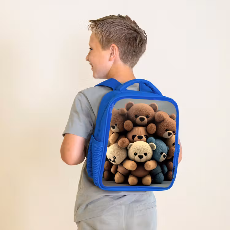 Kinderrugzak - Blauw - Knuffelberen — 3