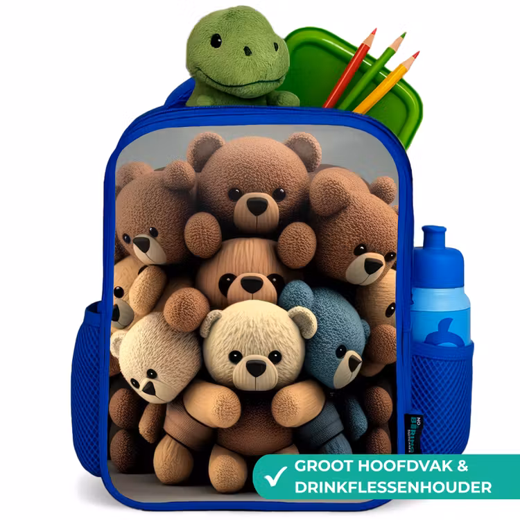 Kinderrugzak - Blauw - Knuffelberen — 5