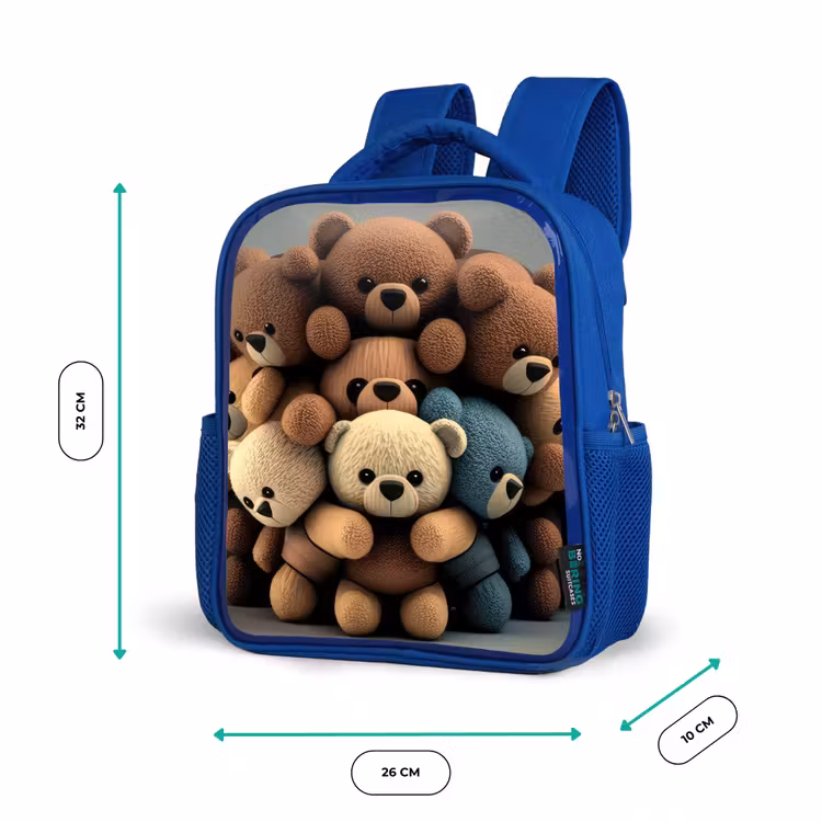 Kinderrugzak - Blauw - Knuffelberen — 6