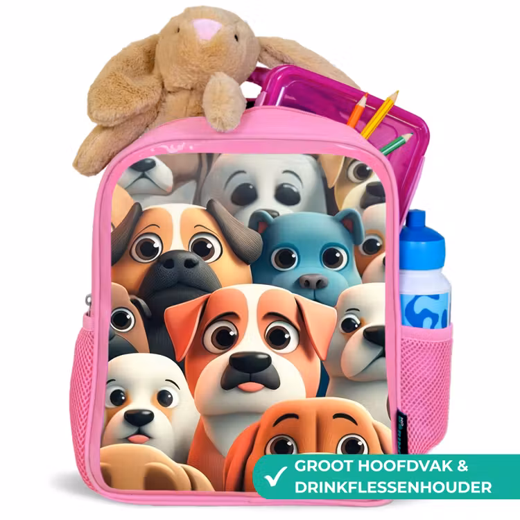 Kinderrugzak - Roze - Hondsdolheid — 2