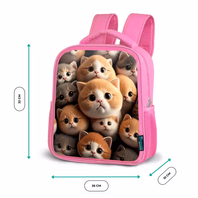 Kinderrugzak - Roze - Knuffelkatjes — 3