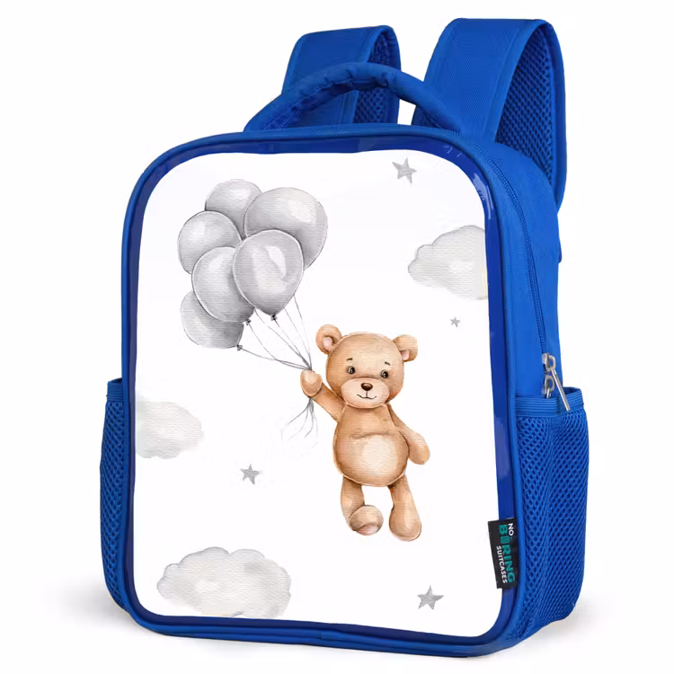 Kinderrugzak - Blauw - Beer - Ballon - Sterren - Kinderen — 9