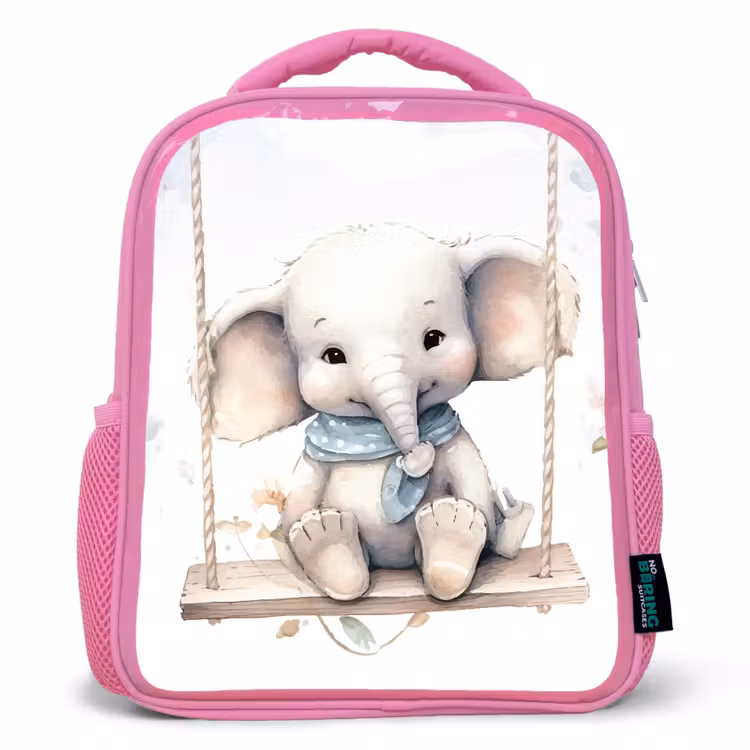 Kinderrugzak - Roze - Olifant - Dier - Kinderen — 1