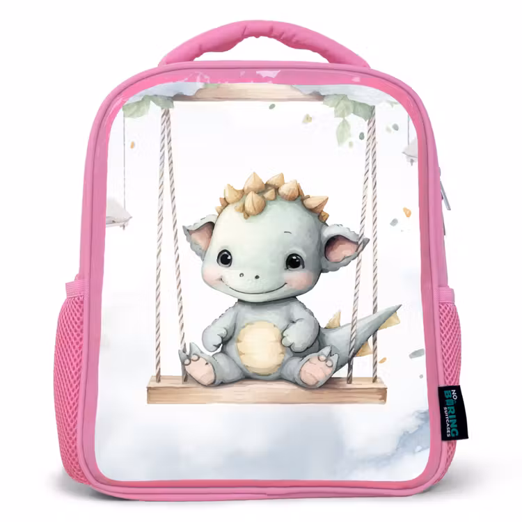 Kinderrugzak - Roze - Draak - Baby dier - Kinderen — 1
