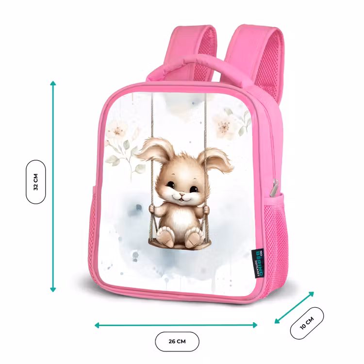 Kinderrugzak - Roze - Konijn - Baby dier - Kinderen — 3