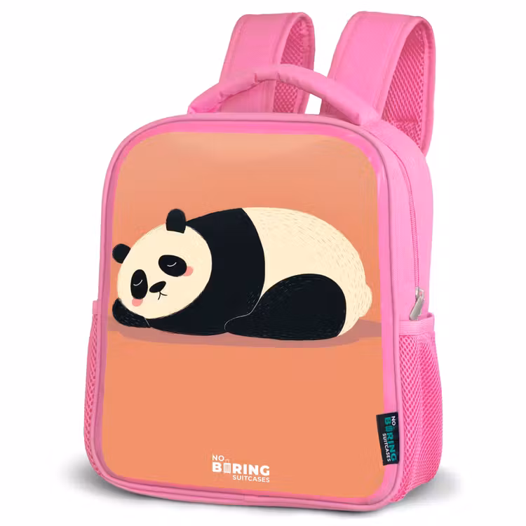 Kinderrugzak - Roze - Panda - Slapen - Oranje — 6