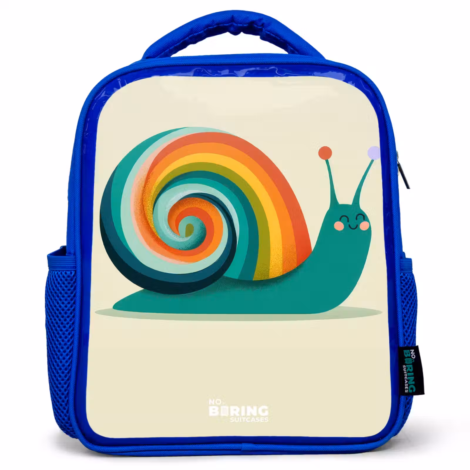 Kinderrugzak - Blauw - Slak - Regenboog - Kleurrijk — 1