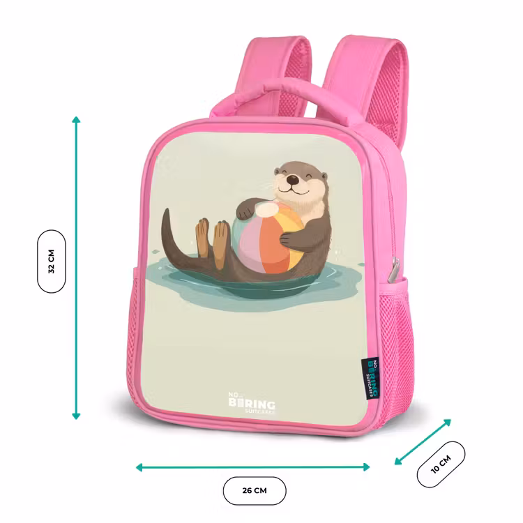 Kinderrugzak - Roze - Otter - Strandbal - Water — 3