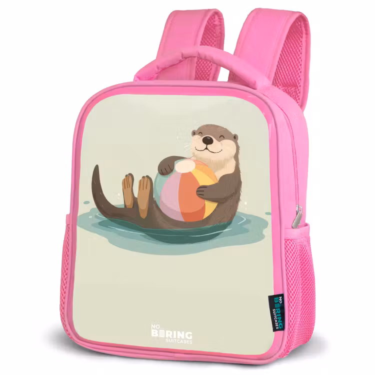 Kinderrugzak - Roze - Otter - Strandbal - Water — 6