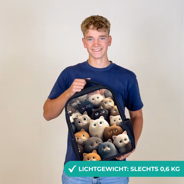 Kinderrugzak - Zwart - Kattigheid — 3