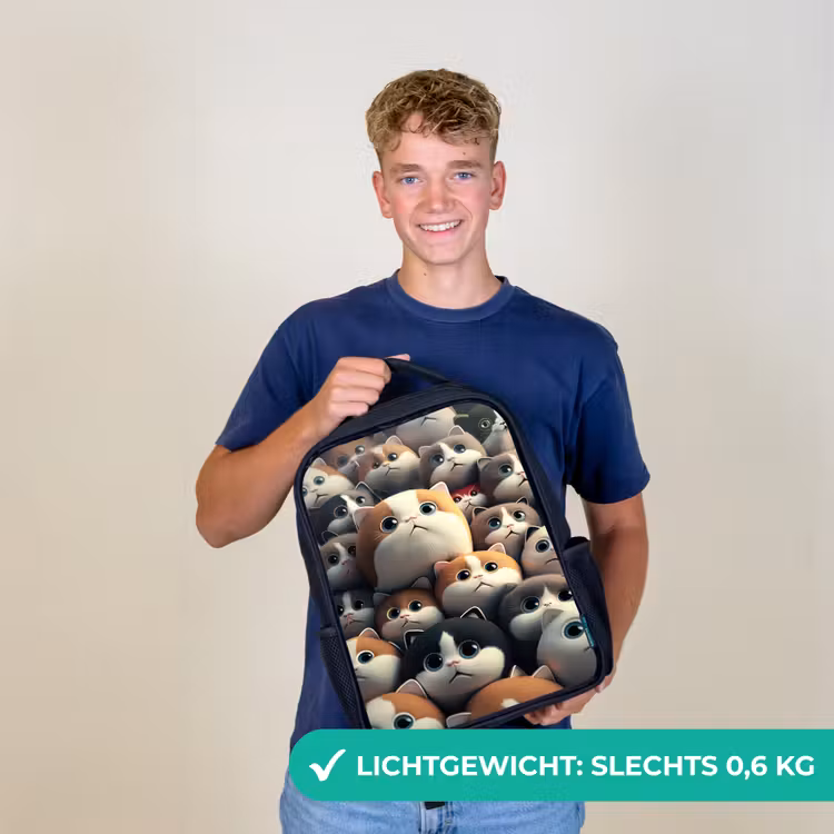Kinderrugzak - Zwart - Lapjes Katjes — 3