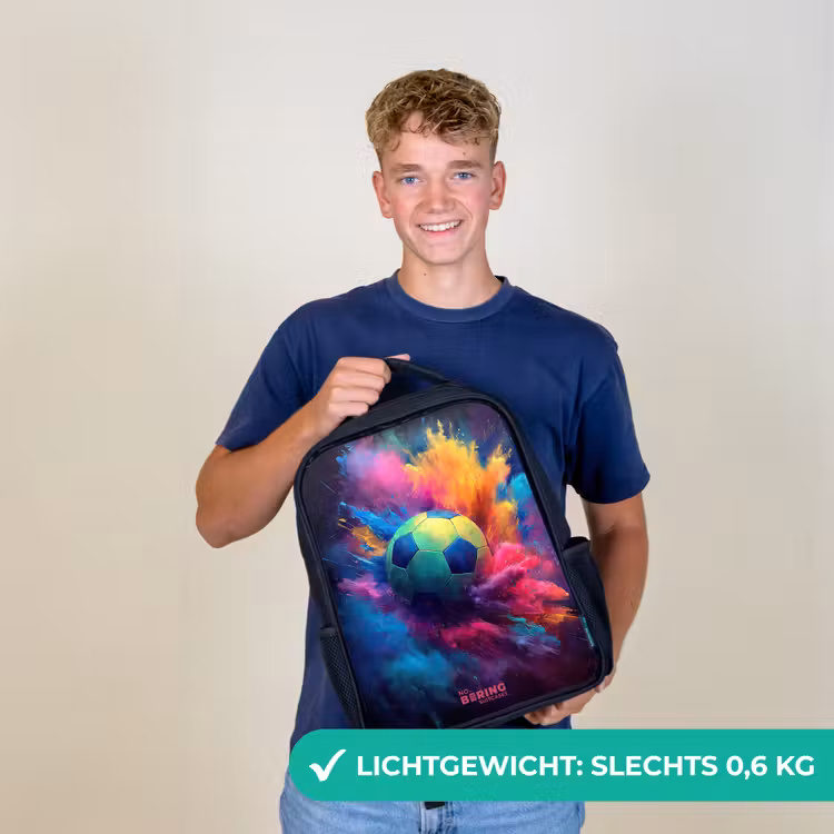 Kinderrugzak - Zwart - Neon - Bal - Kleurrijk — 3