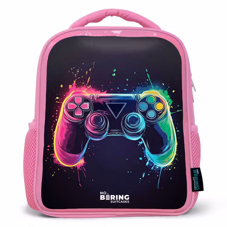 Kinderrugzak - Roze - Game - Controller - Kleurrijk — 1